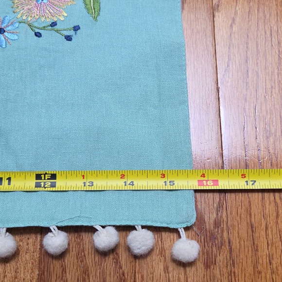 Tabitha Webb Spring Embroidered Table Runner - Picture 13 of 13